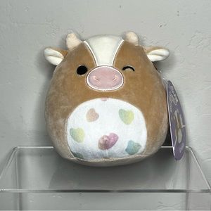 Squishmallow 5" Griella the Tan Brown Cow with Spotted Belly Plush NWT